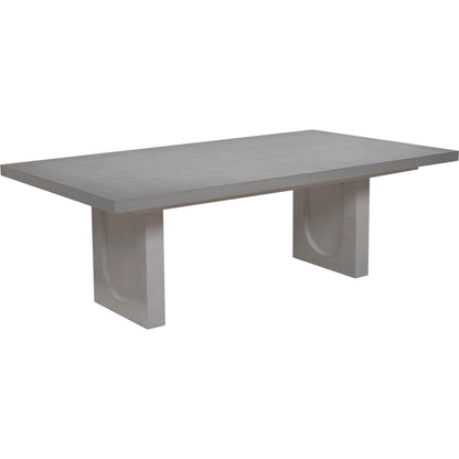 Solimar Rectangular Dining Table by Artistica Home in white oak. Made from white oak in a unique style.