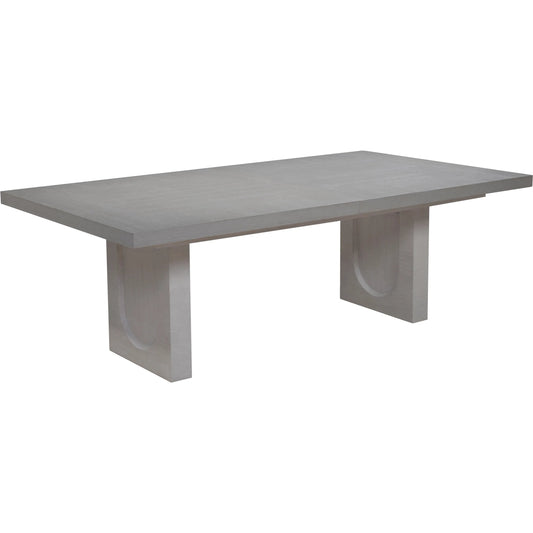 Solimar Rectangular Dining Table by Artistica Home in white oak. Made from white oak in a unique style.