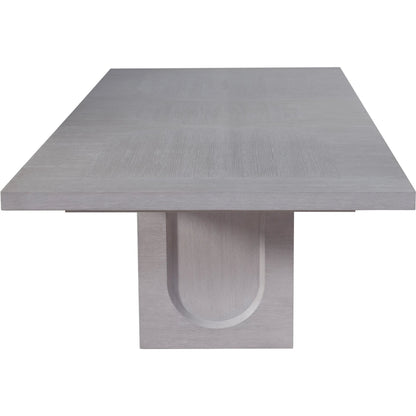 Solimar Rectangular Dining Table by Artistica Home in white oak. Made from white oak in a unique style.