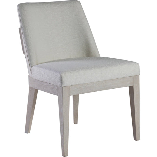 002 SI-2540385 | Primary Silo | Solimar Upholstered Side Chair by Artistica Home in white, ivory and white oak. Made from white oak, fabric in a unique style.
