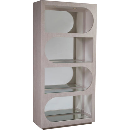 Solimar Bookcase by Artistica Home in white oak. Made from white oak in a unique style.