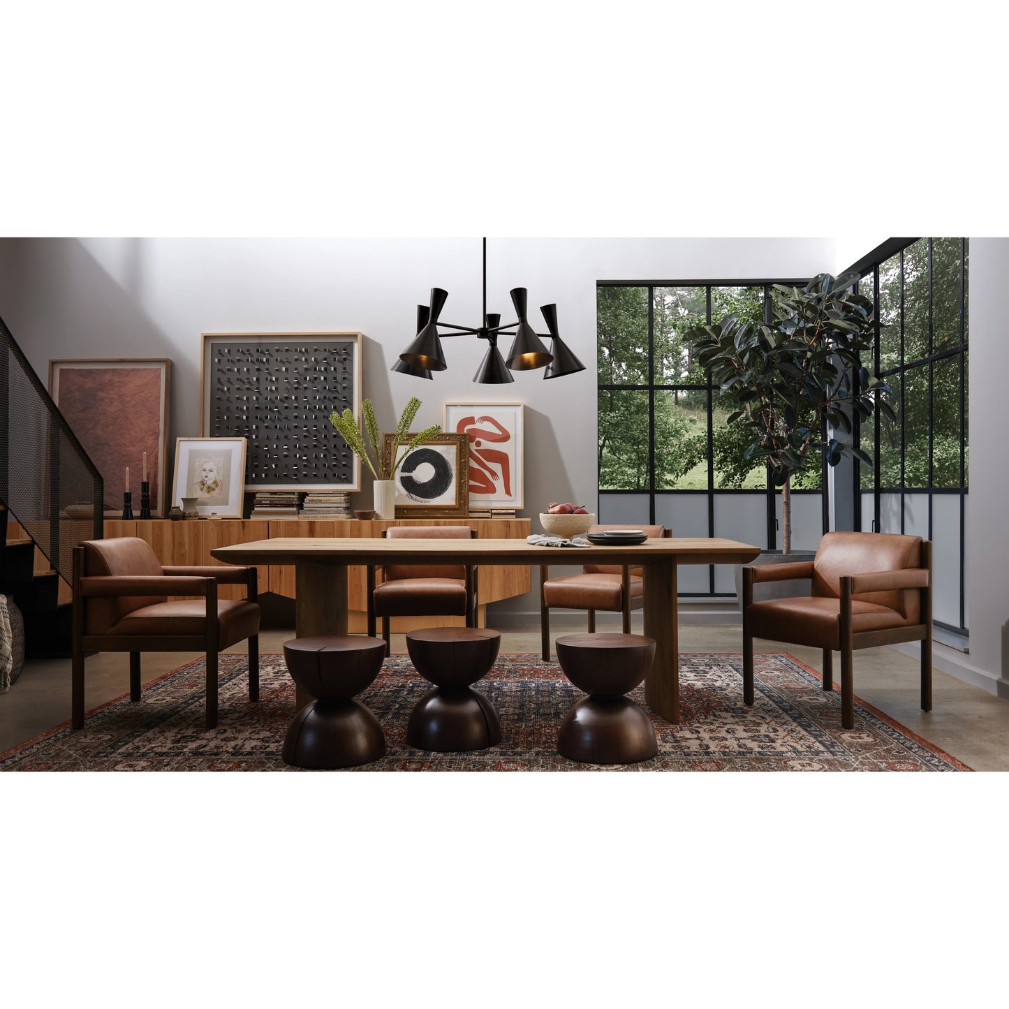 011 SI-1901476 | Lifestyle | See Through Dark Shadow by FH Art Studio by Four Hands. Made from linen backer in a modern style.