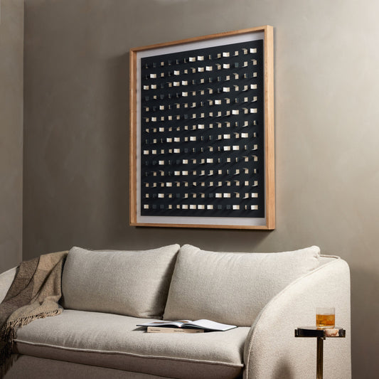 See Through Dark Shadow by FH Art Studio by Four Hands. Made from linen backer in a modern style.