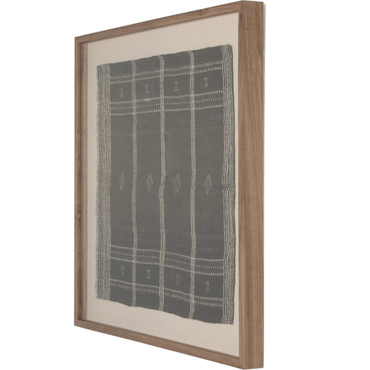 Bhujodi Textile 1 by FH Art Studio by Four Hands. Made from 100% wool in a rustic style.