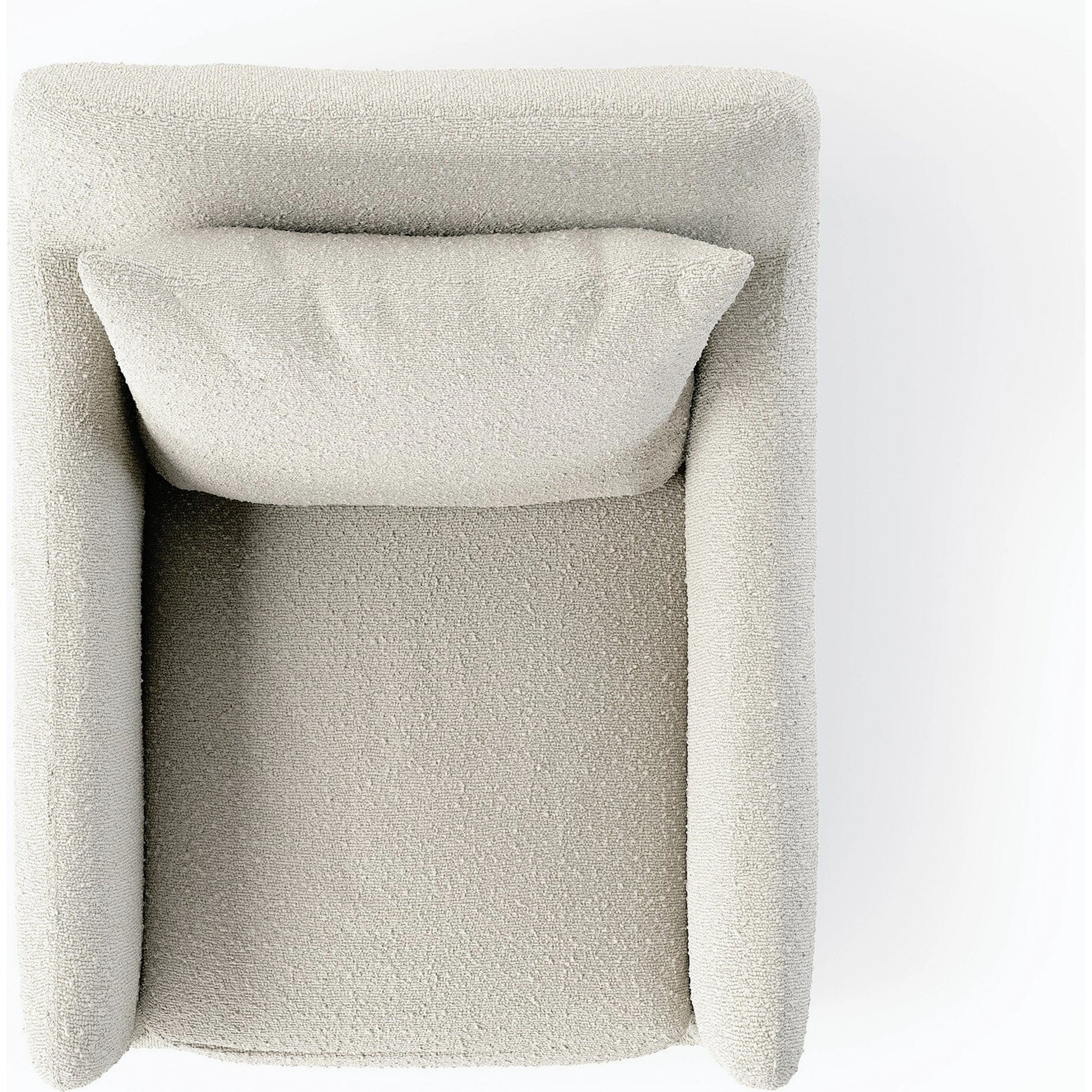 Dade Outdoor Swivel Chair by Four Hands. Made from 100% olefin, aluminum in a modern style.