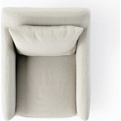 Dade Outdoor Swivel Chair by Four Hands. Made from 100% olefin, aluminum in a modern style.