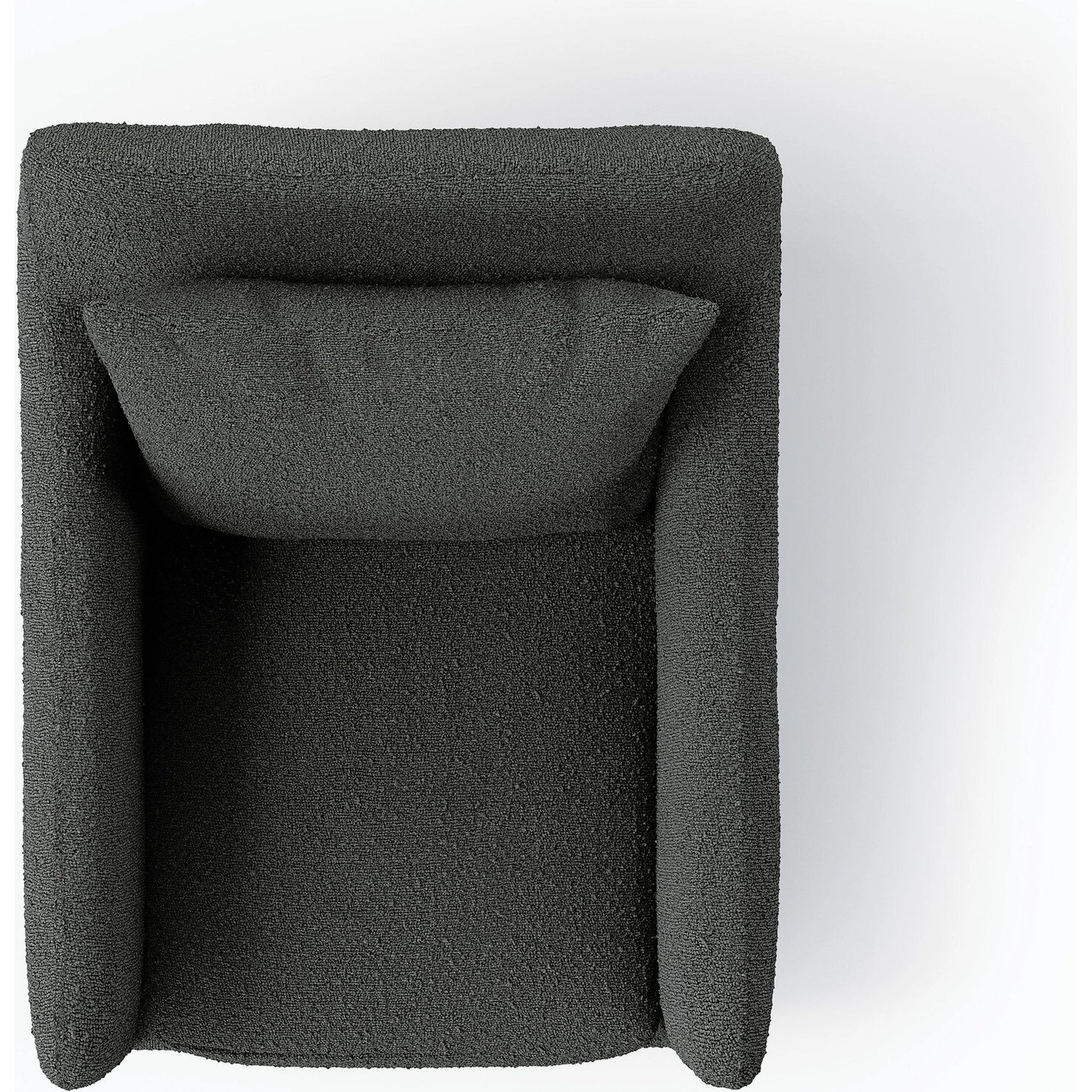 Dade Outdoor Swivel Chair by Four Hands. Made from 100% olefin, aluminum in a modern style.