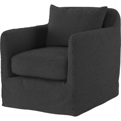 Dade Outdoor Swivel Chair by Four Hands. Made from 100% olefin, aluminum in a modern style.
