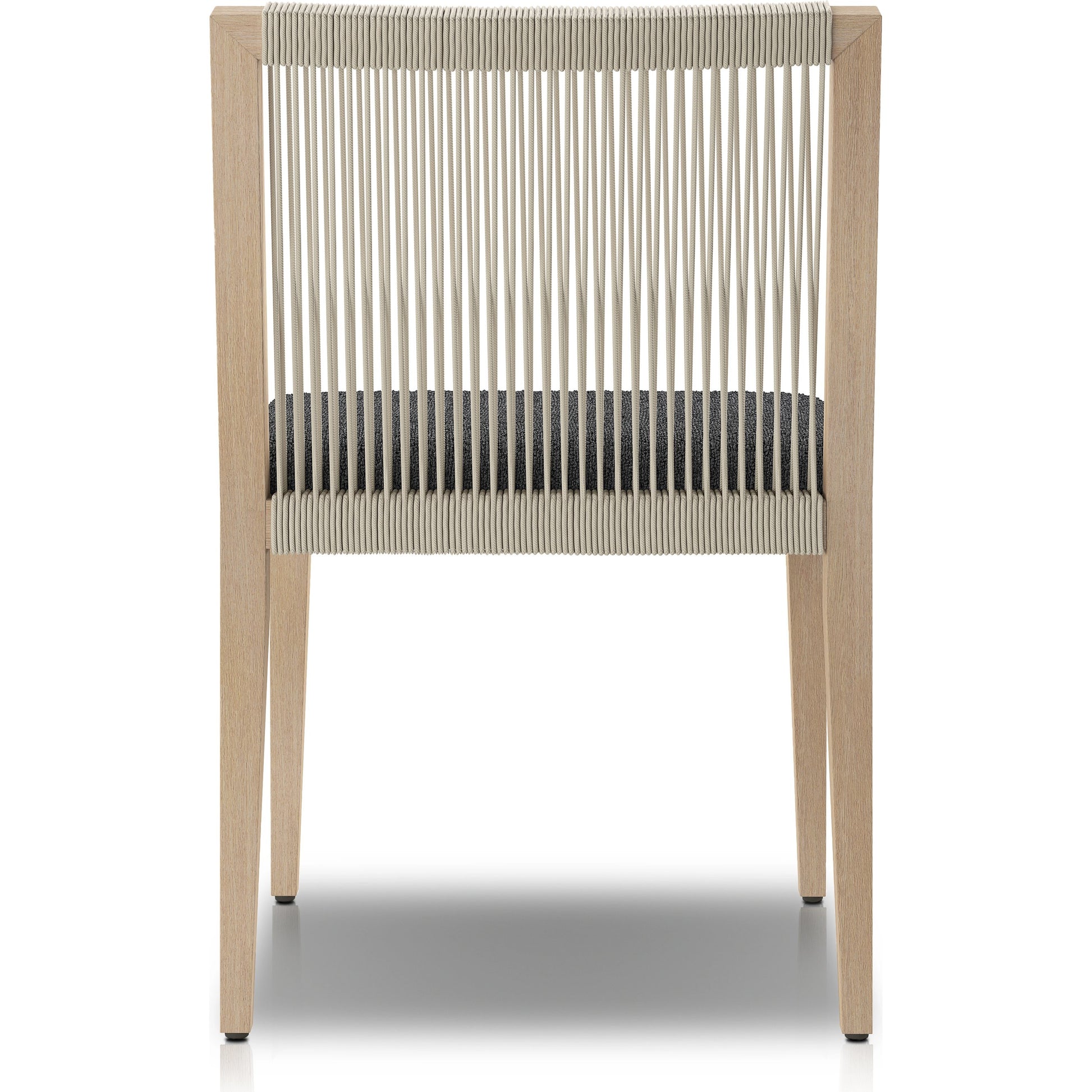 Sherwood Outdoor Dining Chair, Washed Brown by Four Hands in washed brown. Made from 100% olefin, solid fsc®-certified teak, 100% polypropylene in a cottage & farmhouse style.