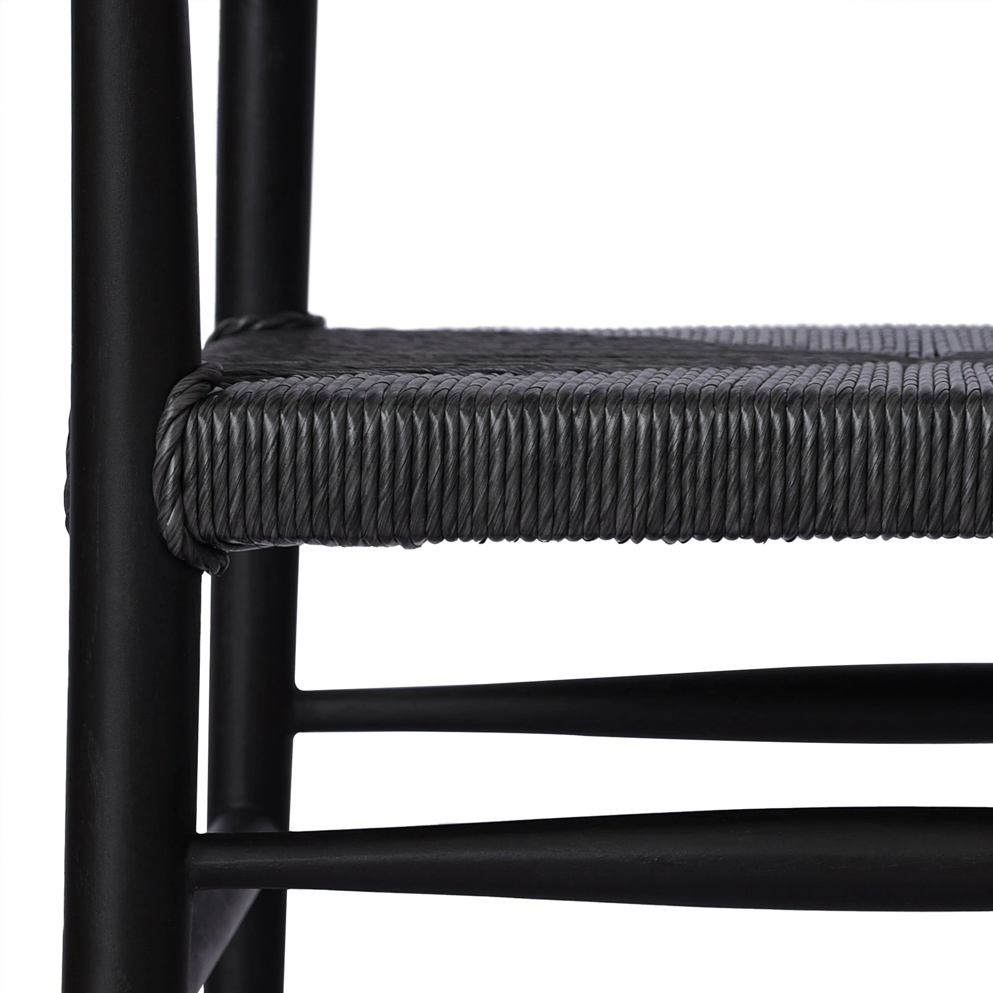 Lomas Outdoor Dining Armchair by Four Hands. Made from solid teak, 100% polyethylene in a modern style.