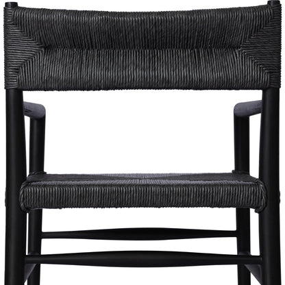 Lomas Outdoor Dining Armchair by Four Hands. Made from solid teak, 100% polyethylene in a modern style.