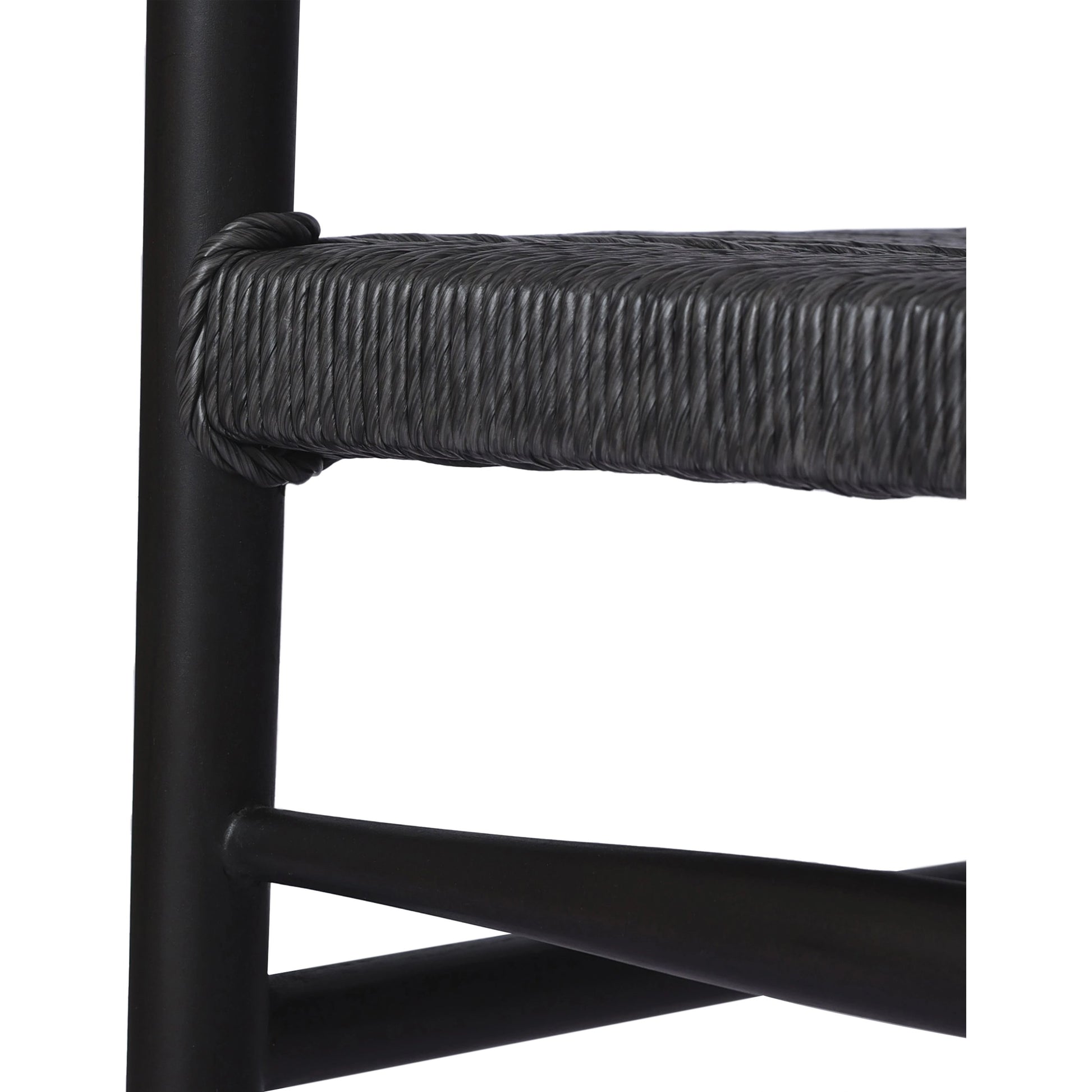 Lomas Outdoor Dining Armchair by Four Hands. Made from solid teak, 100% polyethylene in a modern style.