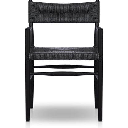 Lomas Outdoor Dining Armchair by Four Hands. Made from solid teak, 100% polyethylene in a modern style.