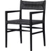 Lomas Outdoor Dining Armchair by Four Hands. Made from solid teak, 100% polyethylene in a modern style.