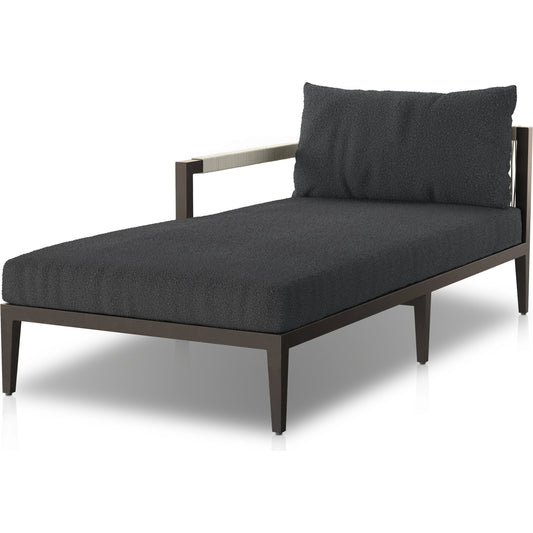Build Your Own: Sherwood Outdoor Sectional, Bronze by Four Hands. Made from 100% polyester, aluminum, 100% polypropylene in a modern style.