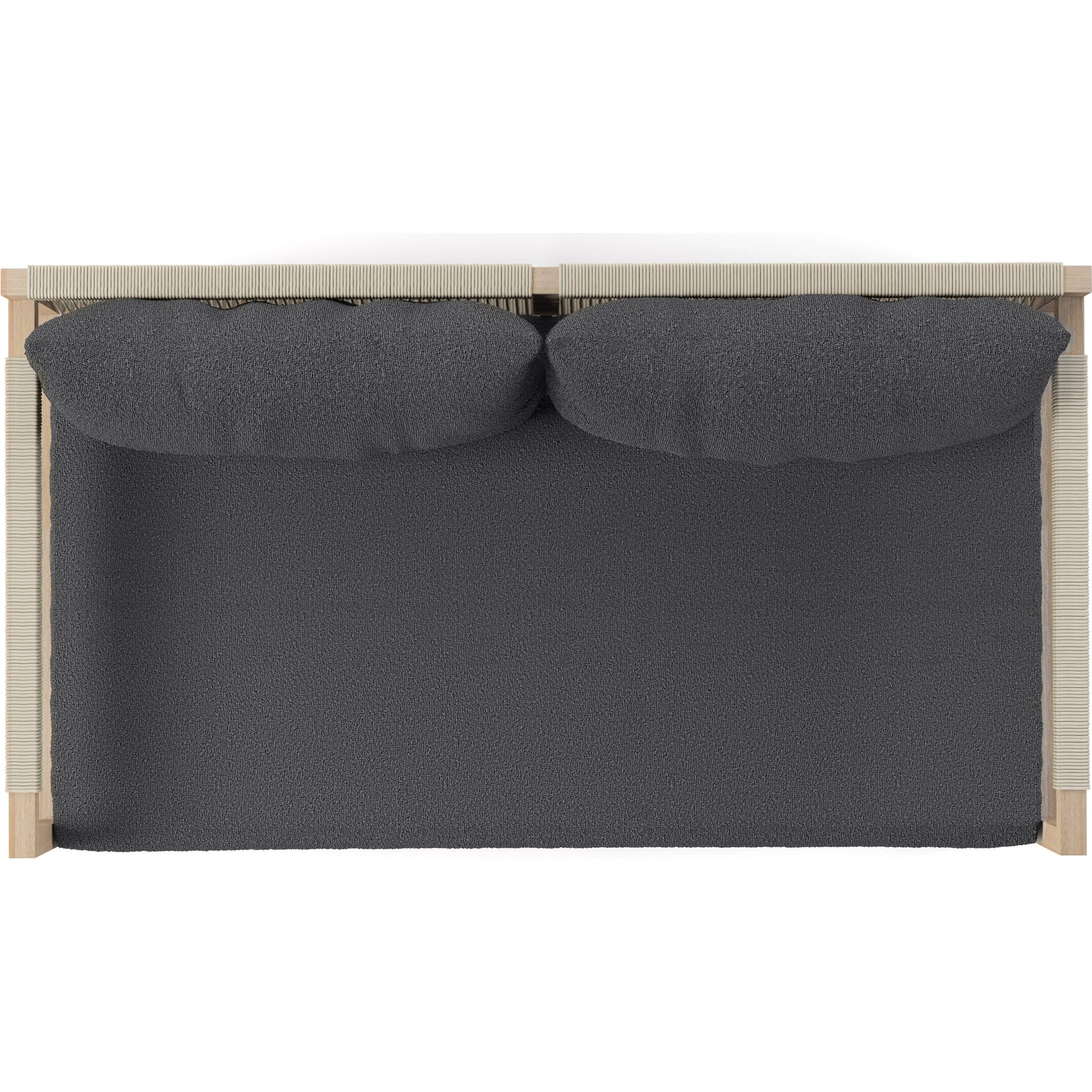 Sherwood Outdoor Sofa, Washed Brown by Four Hands. Made from 100% olefin, solid fsc®-certified teak, 100% polypropylene in a coastal style.