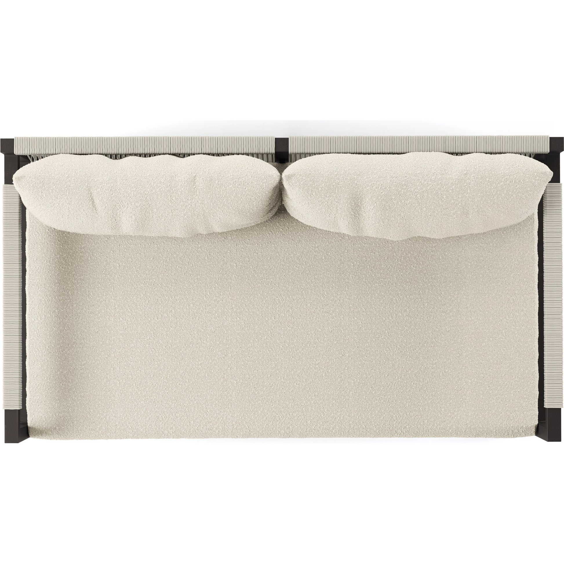 Sherwood Outdoor Sofa, Bronze by Four Hands. Made from 100% olefin, aluminum, 100% polypropylene in a modern style.