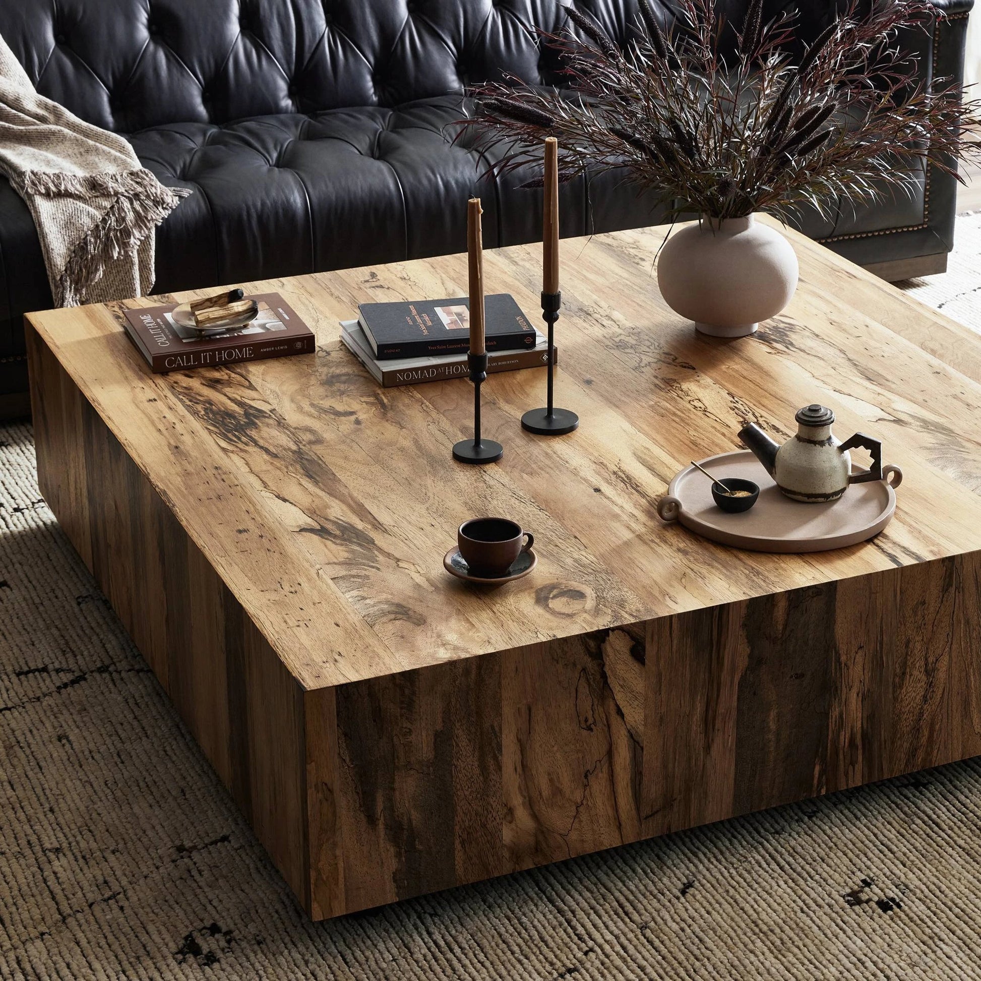 Hudson Large Square Coffee Table by Four Hands. Made from unique in a modern style.