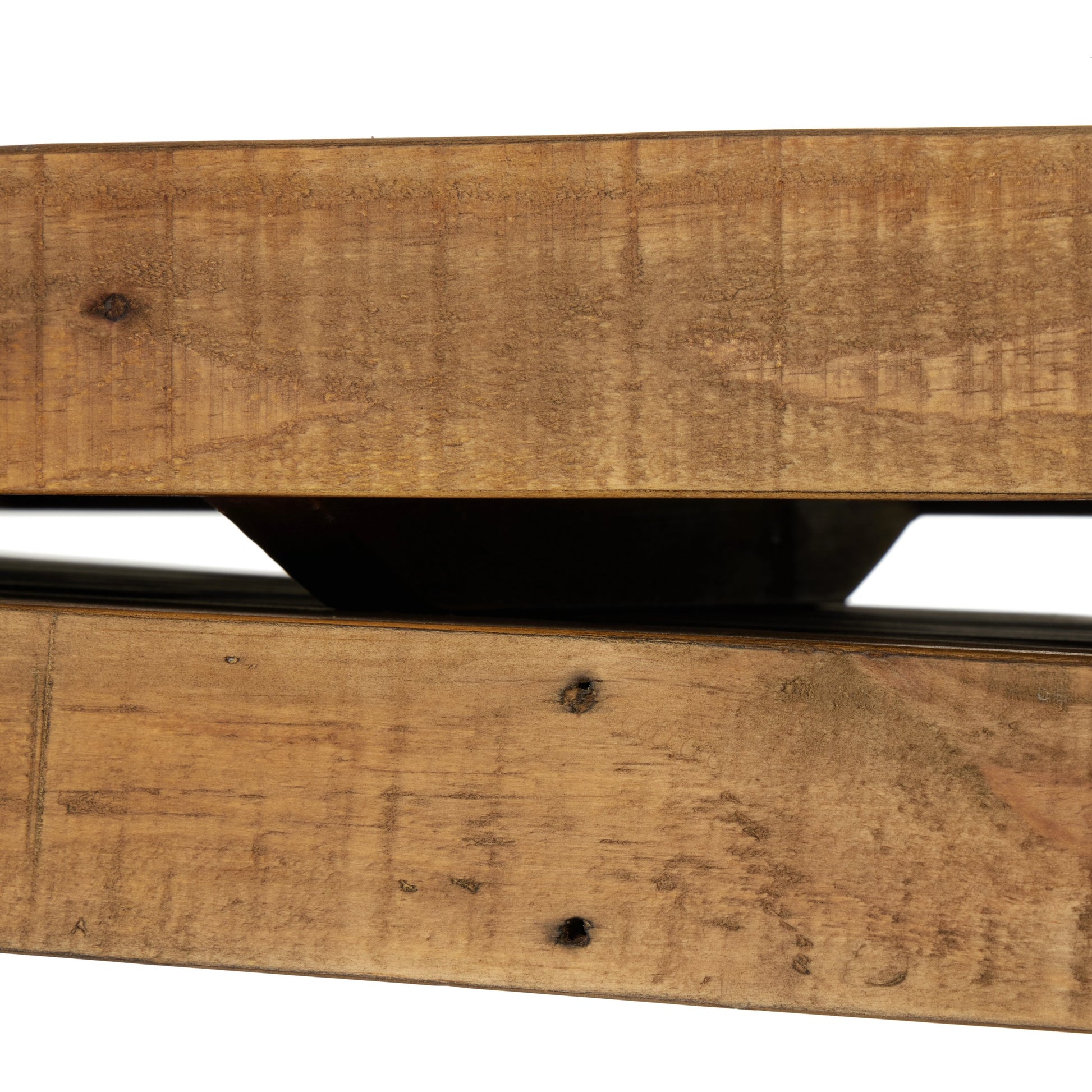 Matthes Large Console Table by Four Hands. Made from solid reclaimed pine in a modern style.
