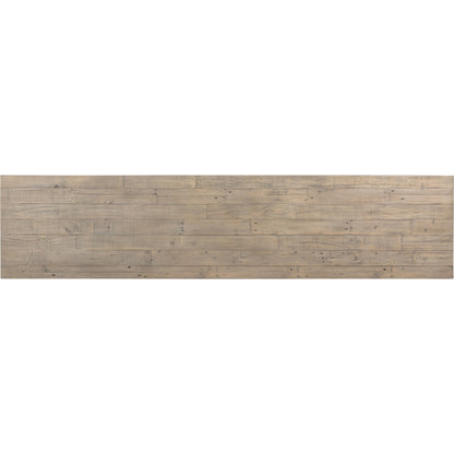 Matthes Large Console Table by Four Hands. Made from solid reclaimed pine in a modern style.
