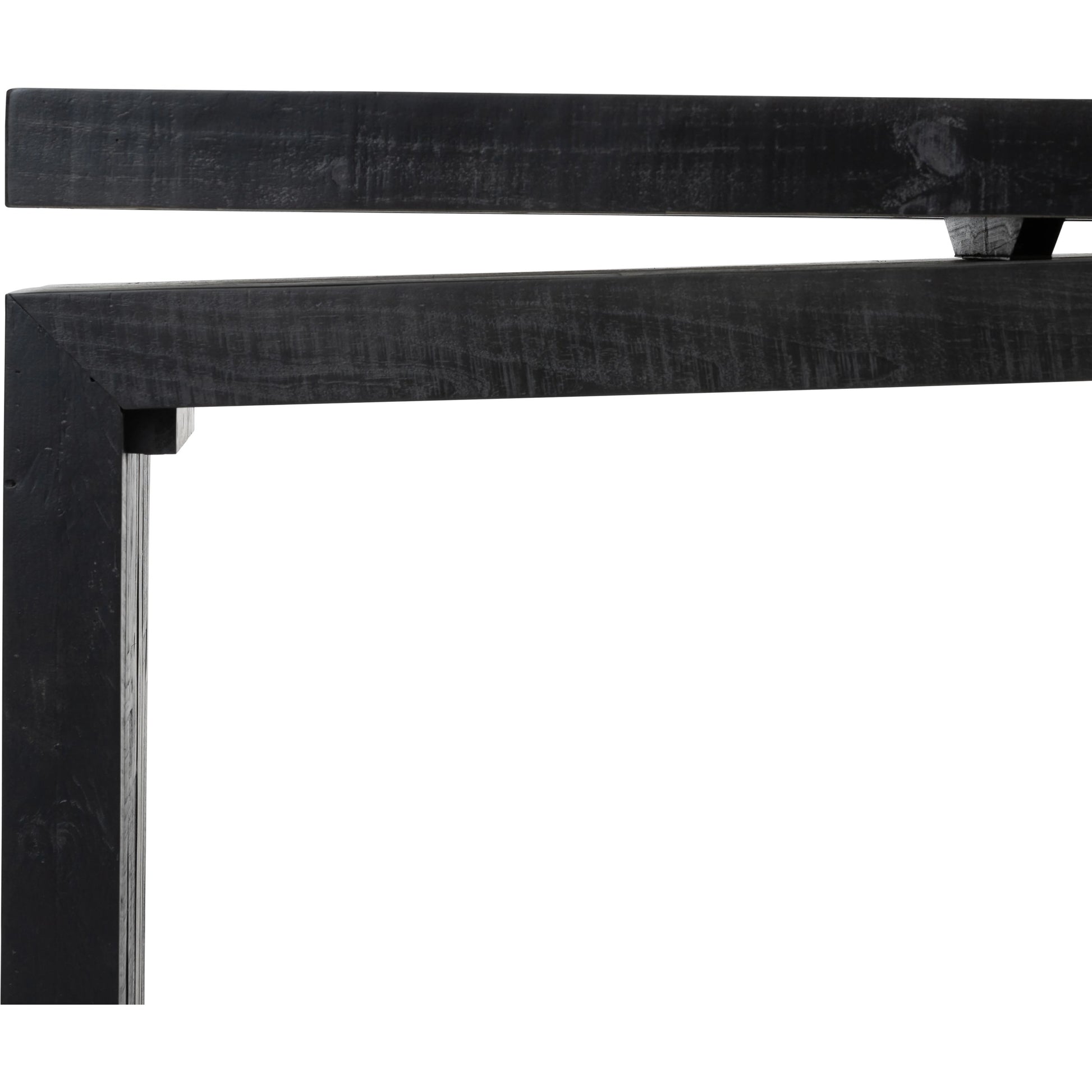 Matthes Large Console Table by Four Hands. Made from solid reclaimed pine in a modern style.