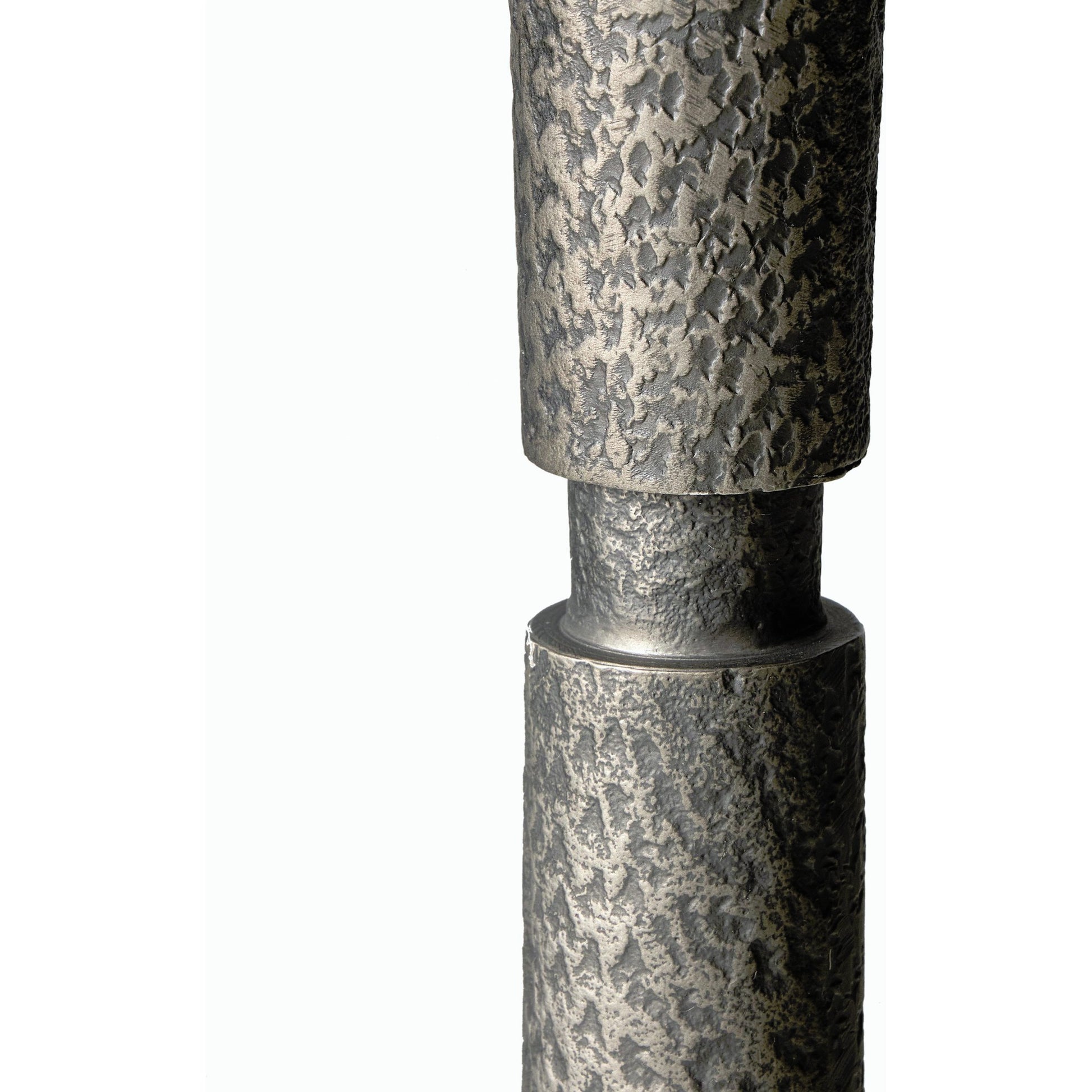 Fernando Floor Lamp by Four Hands in forged black. Made from aluminum, thermoplastic in a modern style.