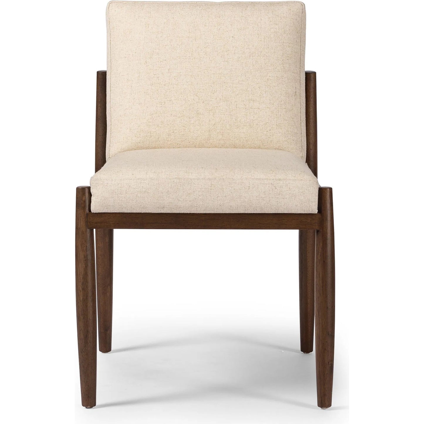 004 SI-2257090 | Additional Silo | Costera Dining Chair by Four Hands in antwerp natural, almond, vintage cross woven cane. Made from 39% linen, 35% cotton, 26% polyester, solid parawood, cane in a transitional style.