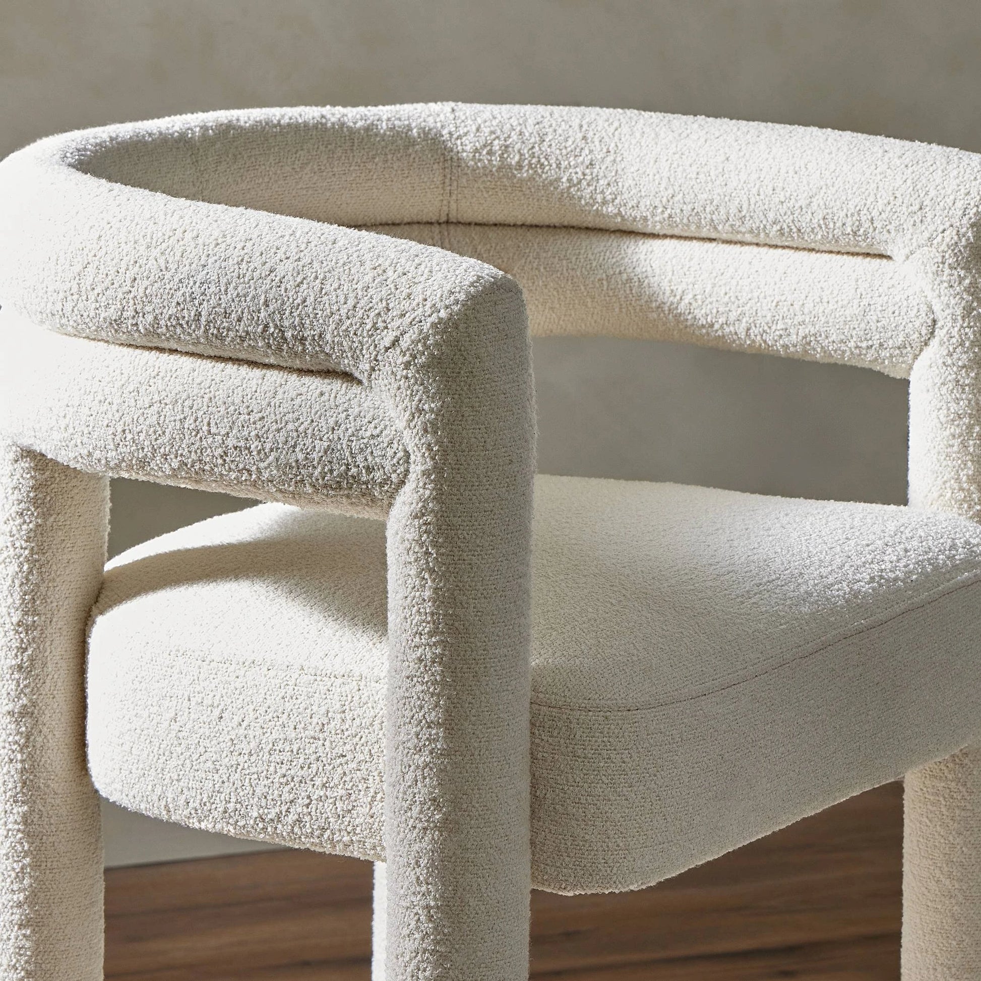 Tacova Bar Stool by Four Hands in florence cream, antique brass. Made from 100% polyester, iron in a modern style.