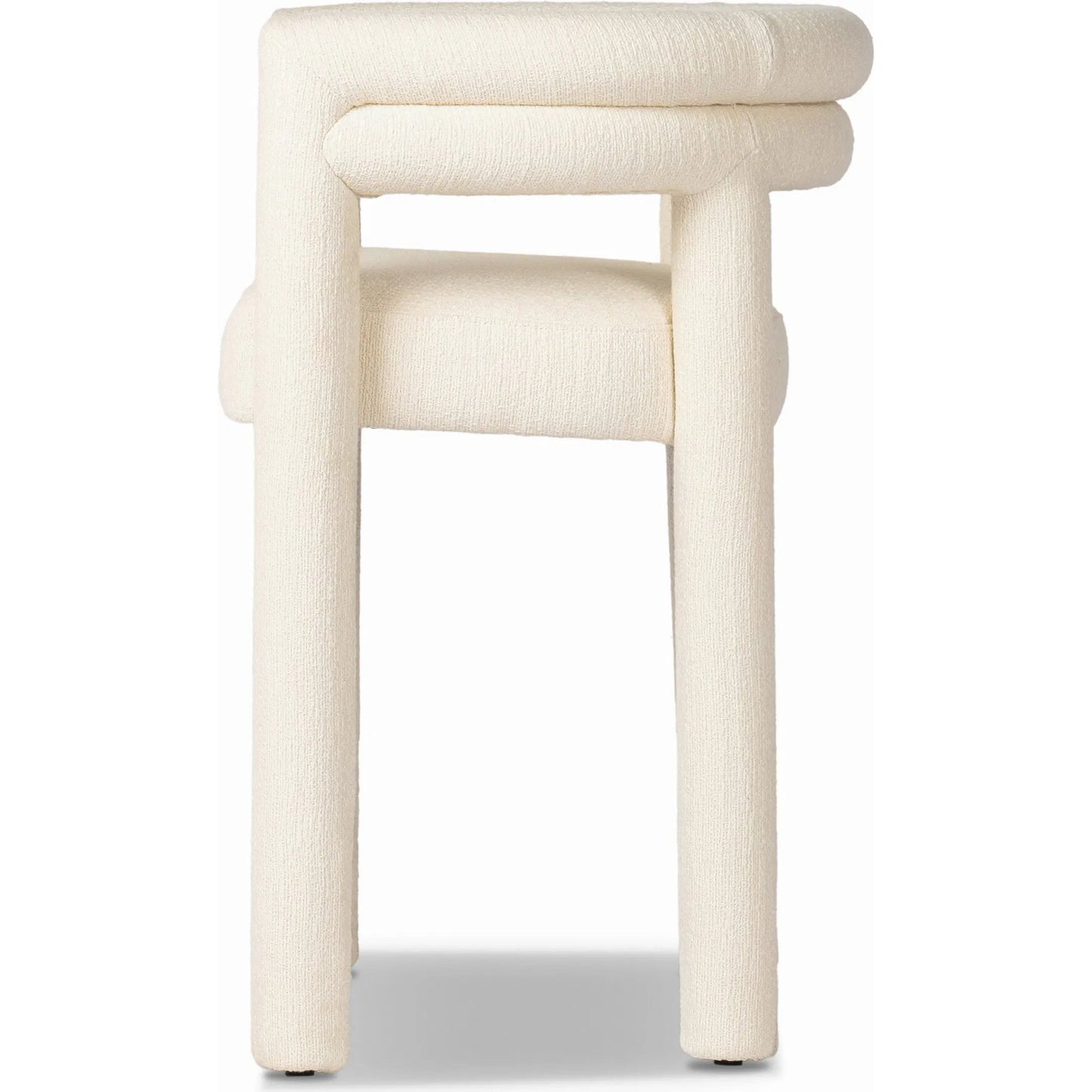 041 SI-2320277 | Additional Silo | Tacova Counter Stool by Four Hands in kerbey ivory, antique brass. Made from 96% polyester, 4% acrylic, iron in a modern style.