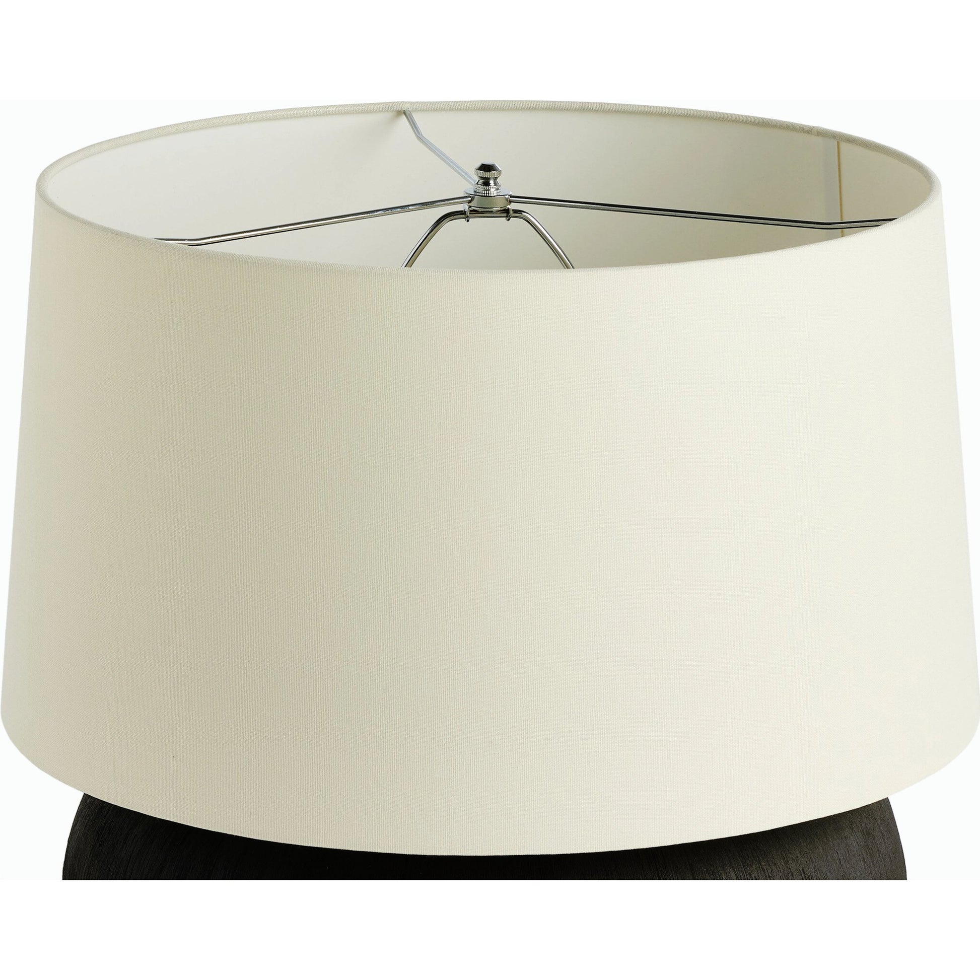 Kragen Table Lamp by Four Hands. Made from ceramic, 65% polyester, 35% flax/linen in a modern style.