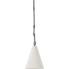 Matte White Plaster, Antiqued Iron