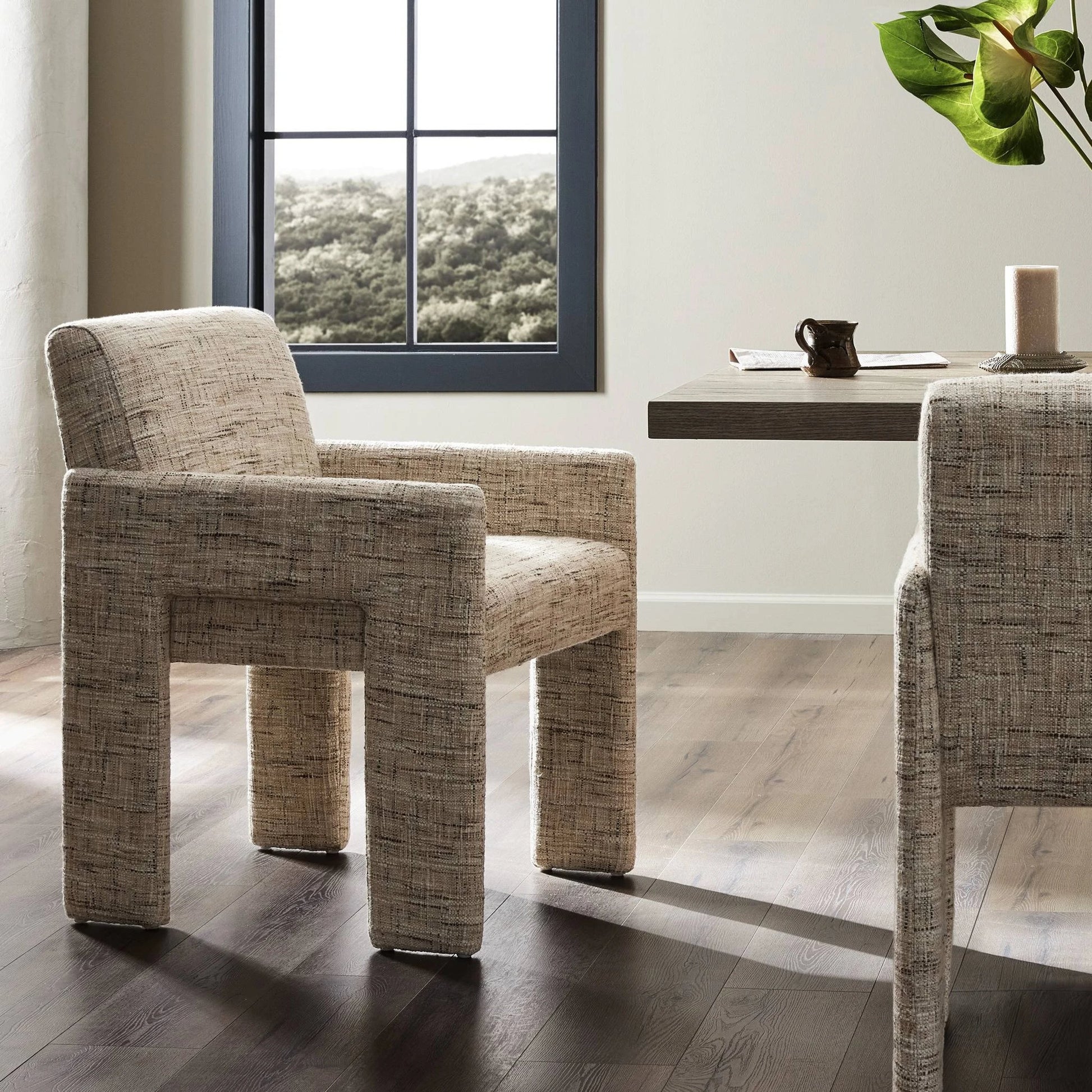 Amur Dining Armchair by Four Hands. Made from unique in a modern style.