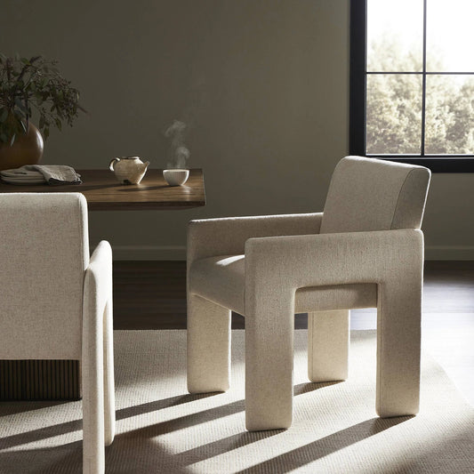 Amur Dining Armchair by Four Hands. Made from unique in a modern style.