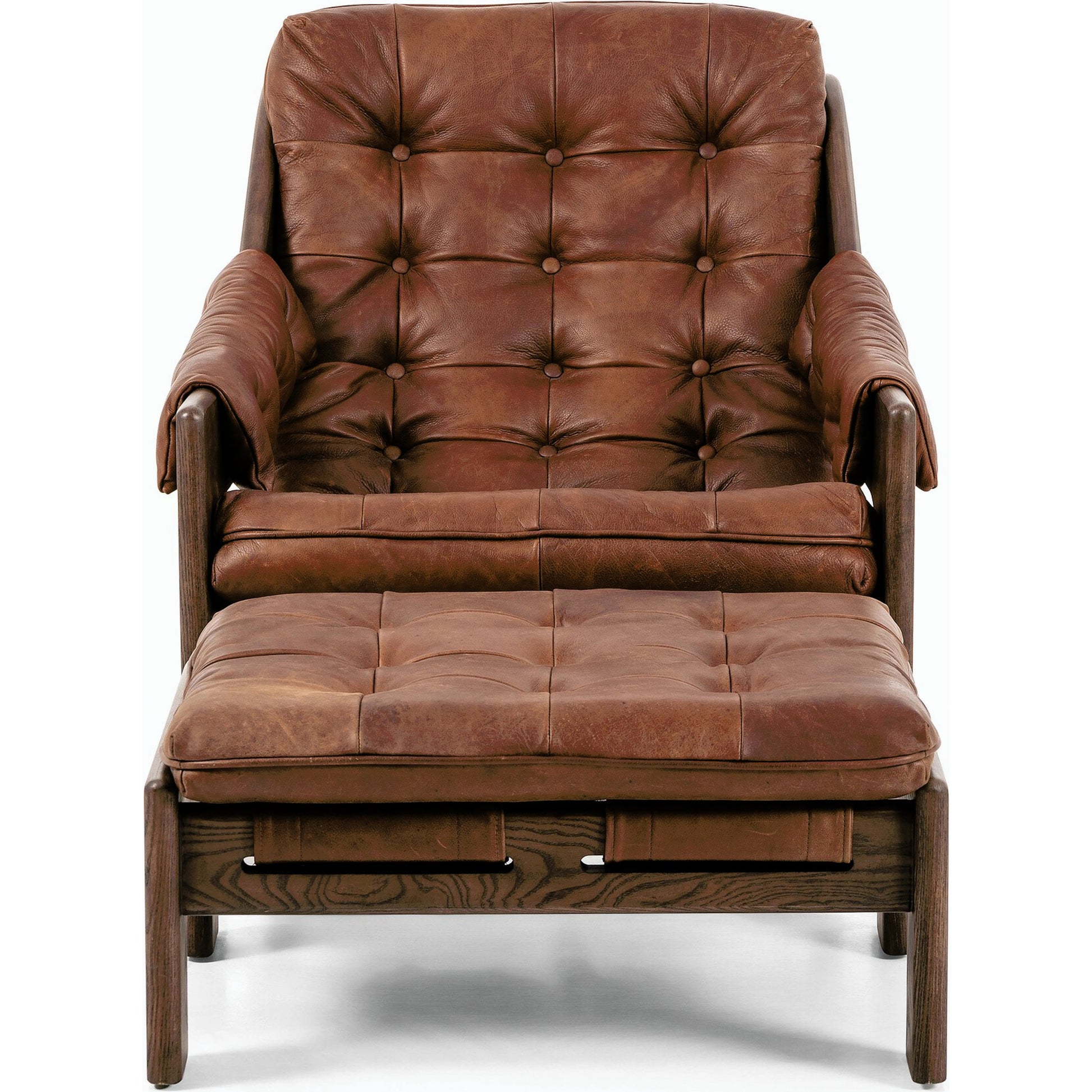 Halston Chair with Ottoman by Four Hands. Made from unique in a modern style.