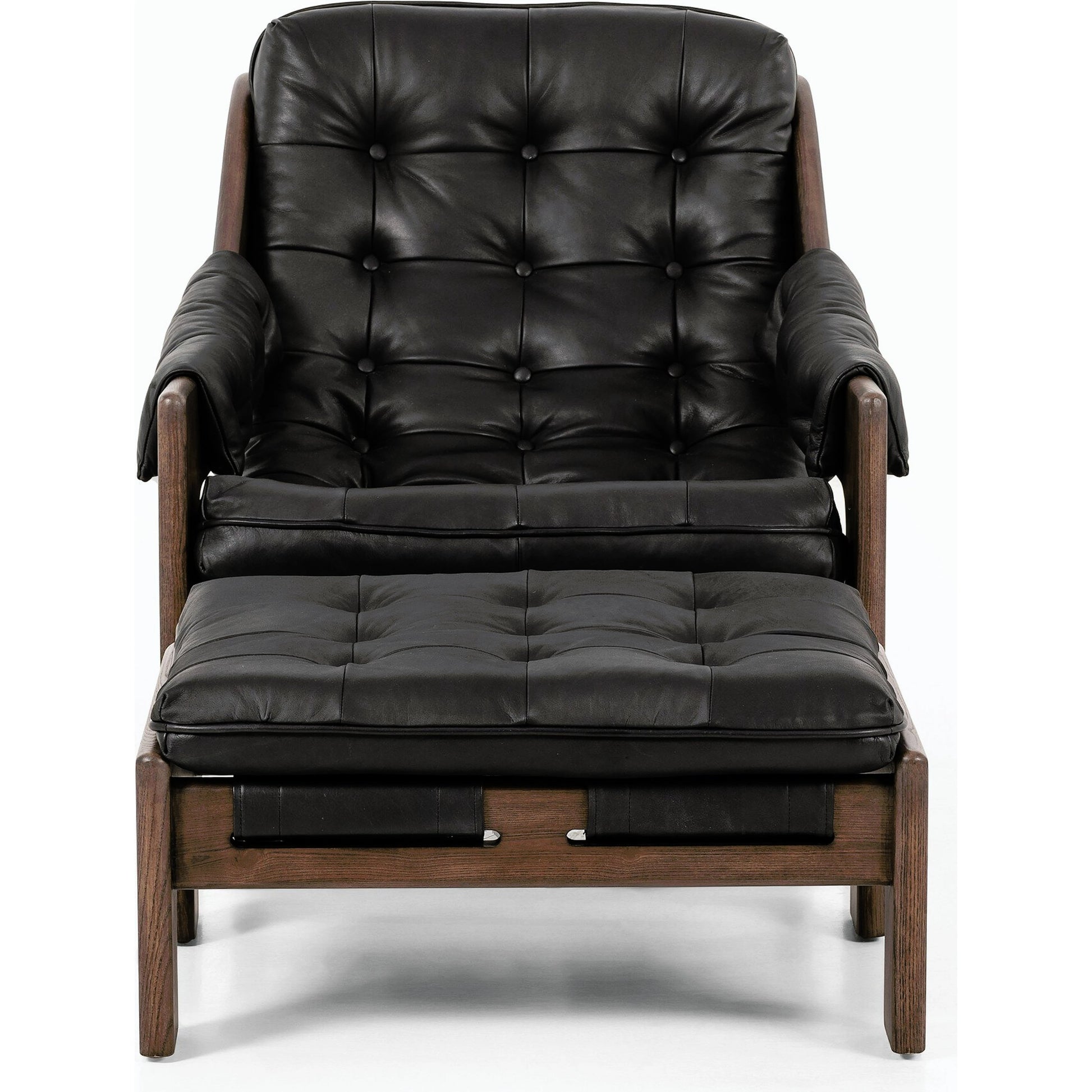 Halston Chair with Ottoman by Four Hands. Made from unique in a modern style.