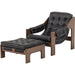 Halston Chair with Ottoman by Four Hands. Made from unique in a modern style.