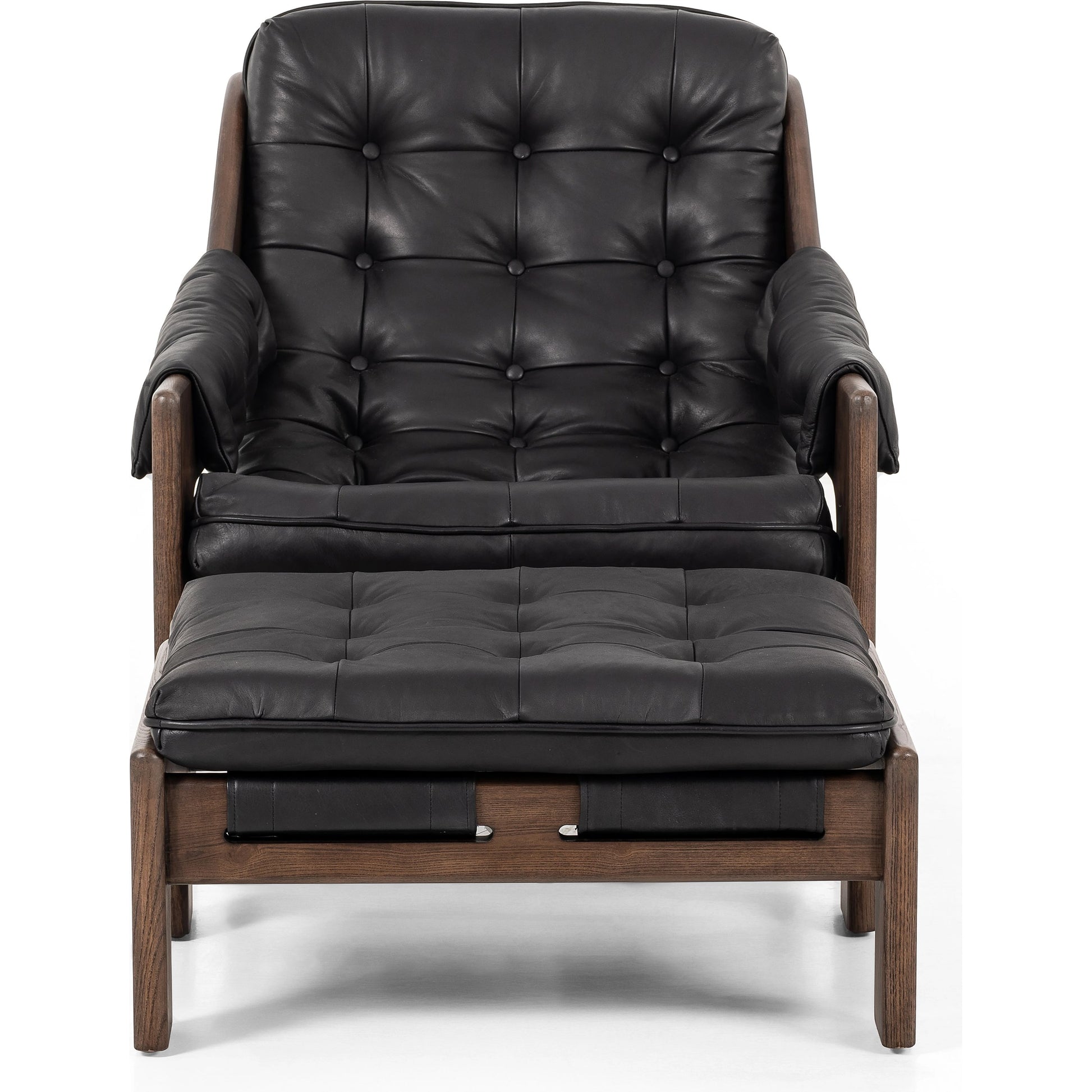 Halston Chair with Ottoman by Four Hands. Made from unique in a modern style.