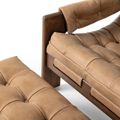 Halston Chair with Ottoman by Four Hands. Made from unique in a modern style.