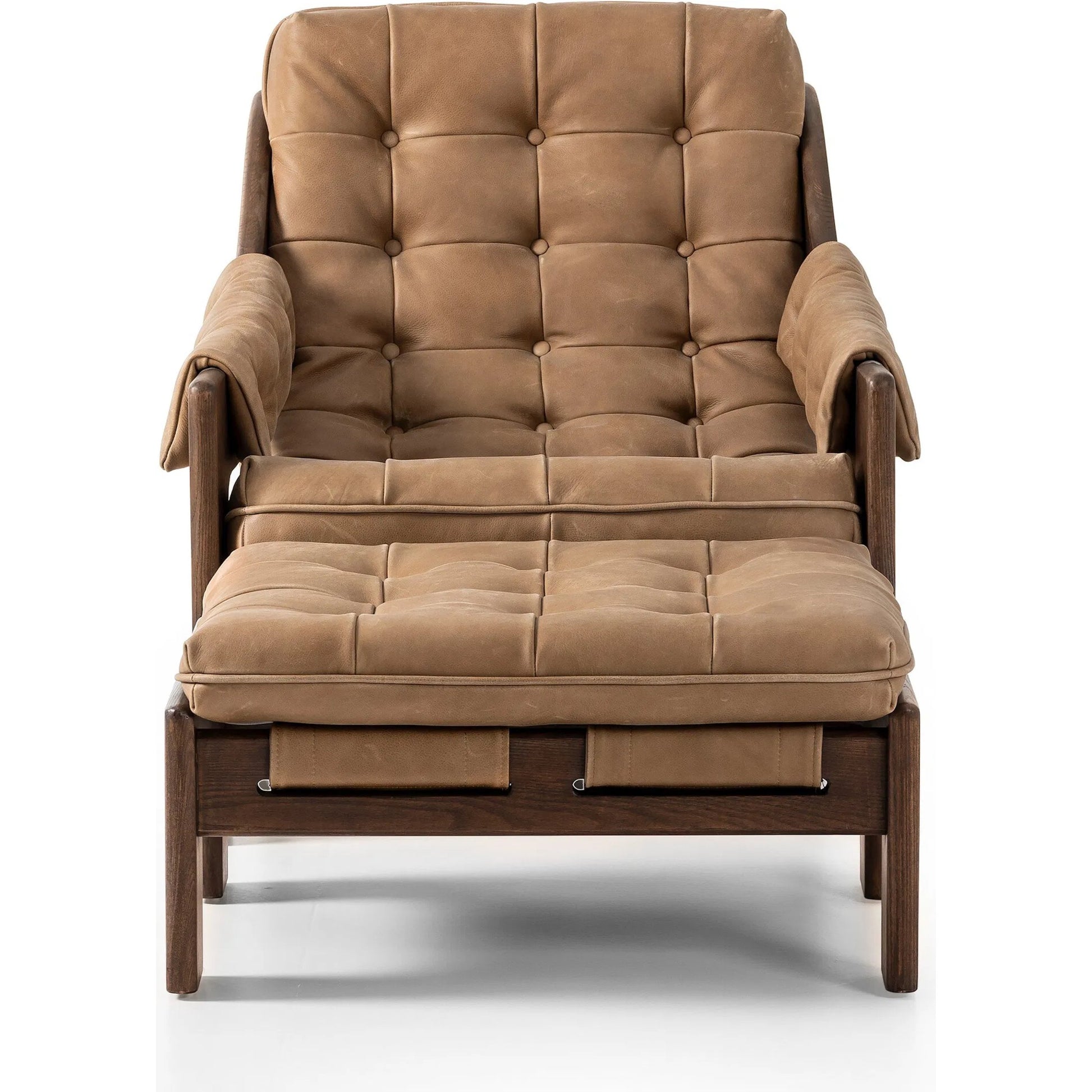 Halston Chair with Ottoman by Four Hands. Made from unique in a modern style.