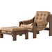 Halston Chair with Ottoman by Four Hands. Made from unique in a modern style.