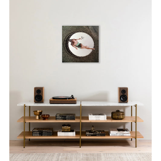 Esther Williams by Slim Aarons by Four Hands. Made from american maple, gloss white chromaluxe in a modern style.