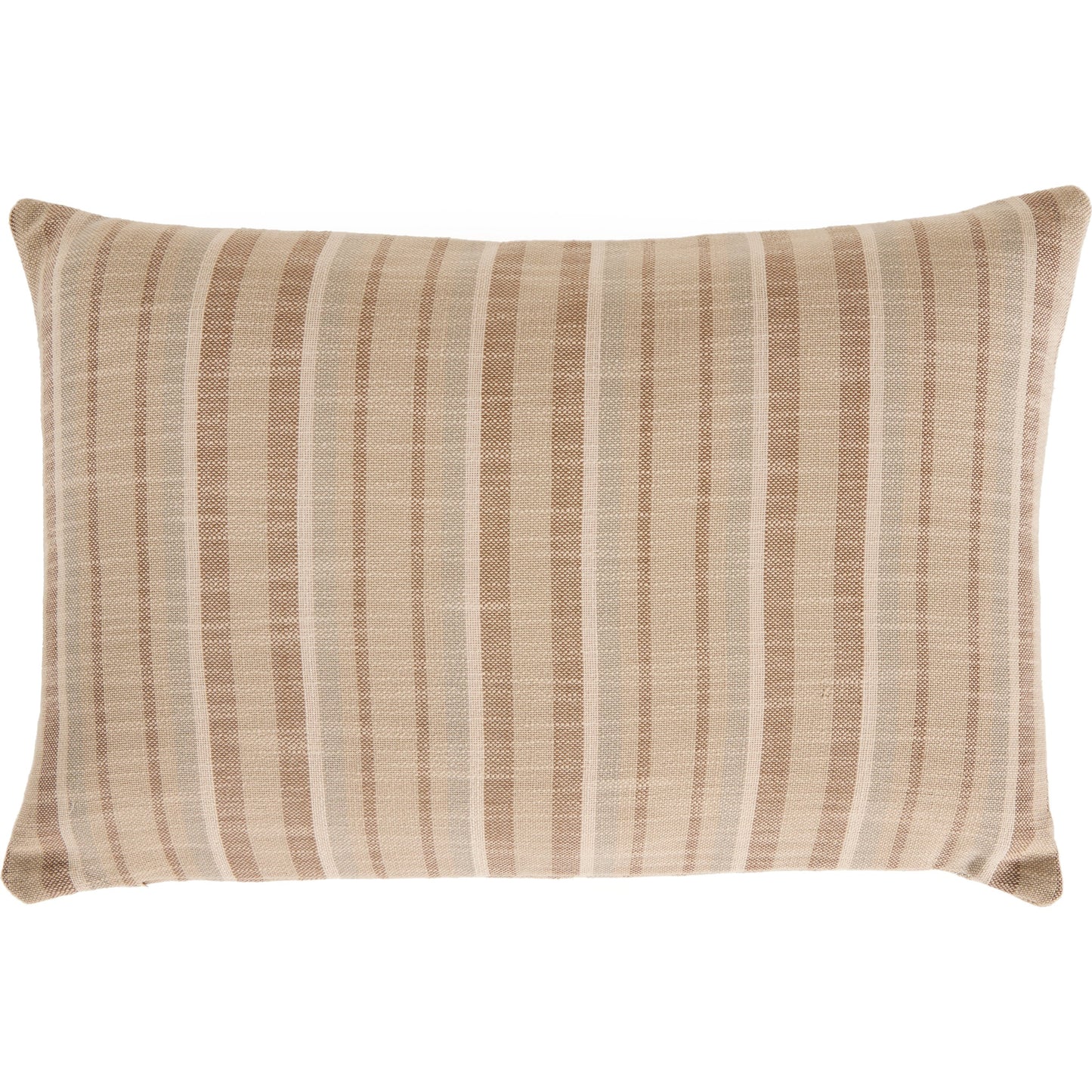 005 SI-2074039 | Additional Silo | Adobe Stripe Outdoor Pillow by Four Hands in adobe stripe. Made from 89.28% poly (uv), 10.72% pcrpoly, down alternative fiber, 100% polyester in a unique style.
