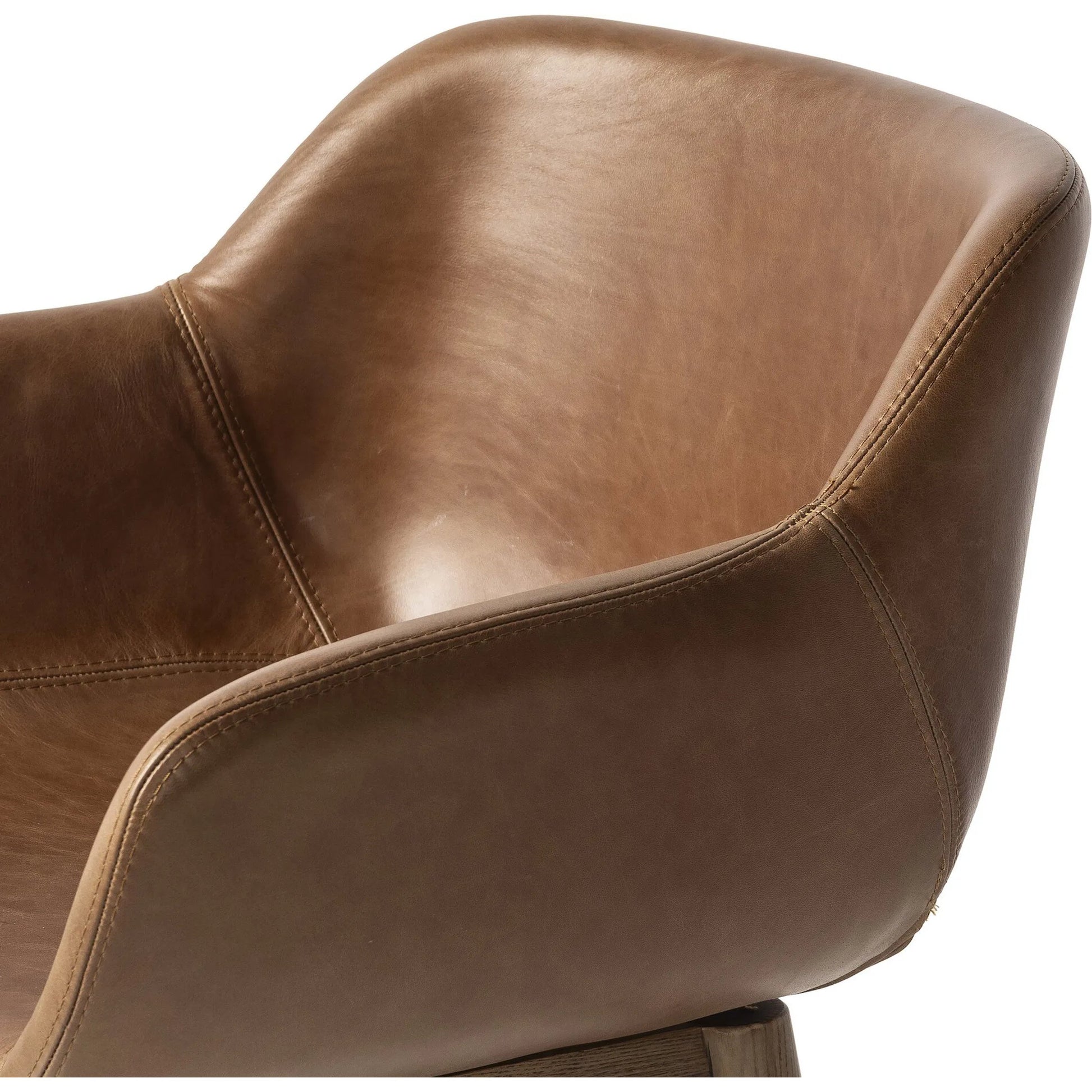 Hannah Swivel Counter Stool by Four Hands. Made from unique in a traditional style.