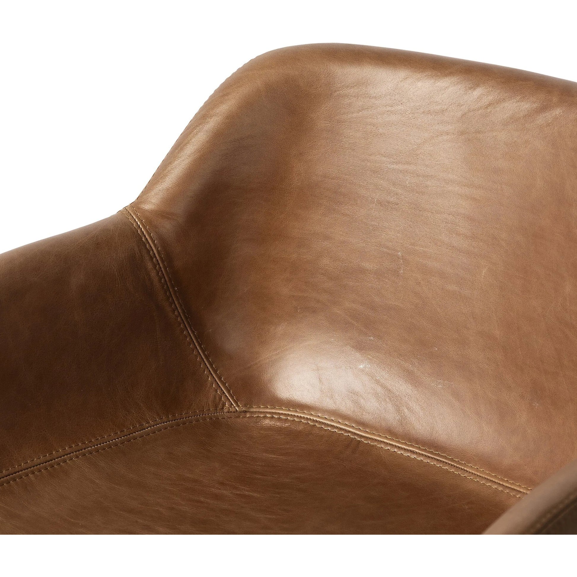Hannah Swivel Counter Stool by Four Hands. Made from unique in a traditional style.