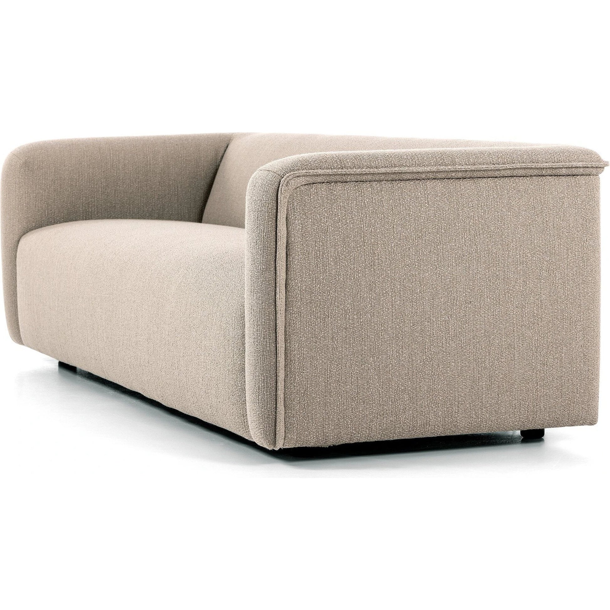 Wellborn Sofa by Four Hands in palermo cognac. Made from top grain leather, poplar plywood, 100% polyester in a modern style.