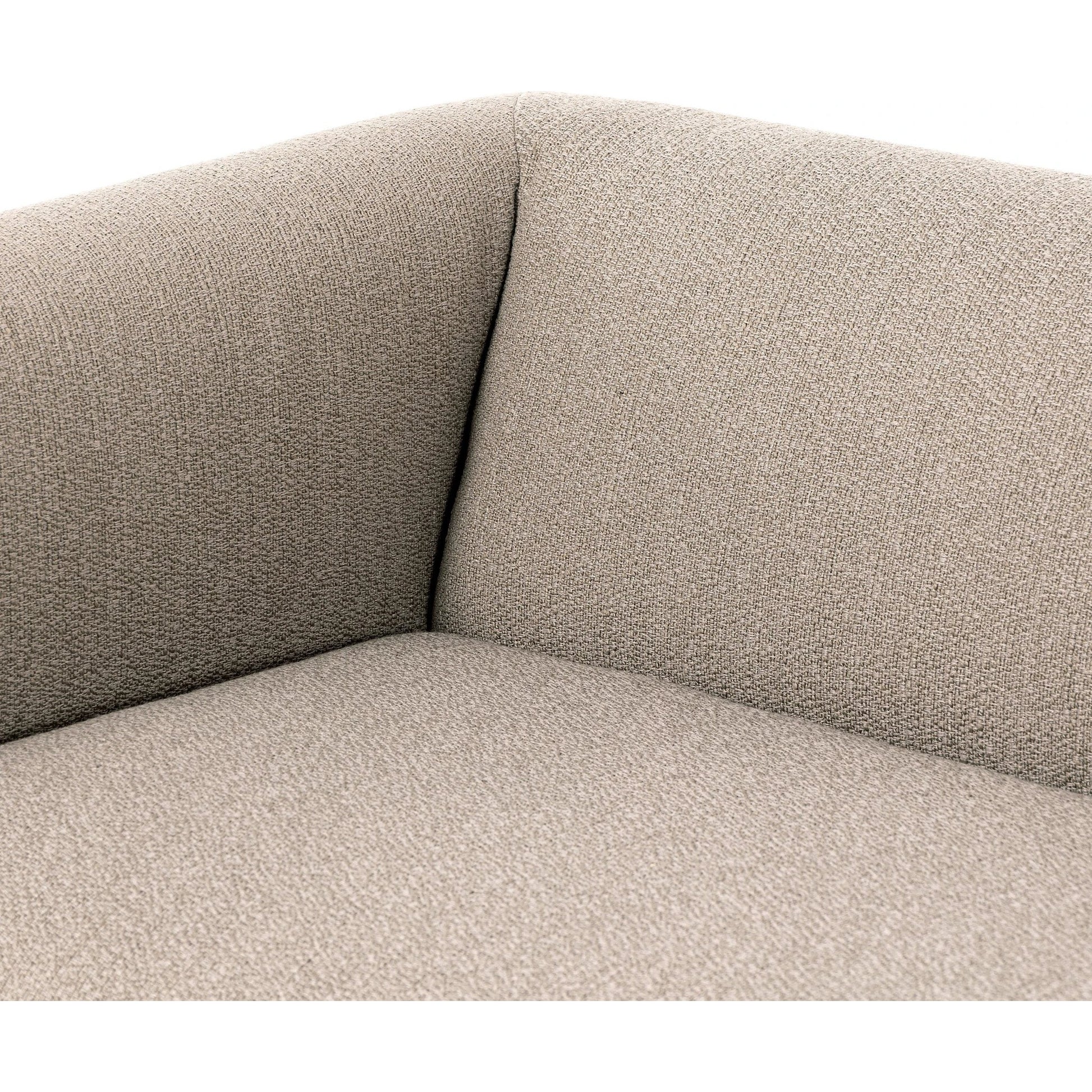 Wellborn Sofa by Four Hands in palermo cognac. Made from top grain leather, poplar plywood, 100% polyester in a modern style.