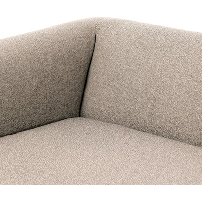 Wellborn Sofa by Four Hands in palermo cognac. Made from top grain leather, poplar plywood, 100% polyester in a modern style.