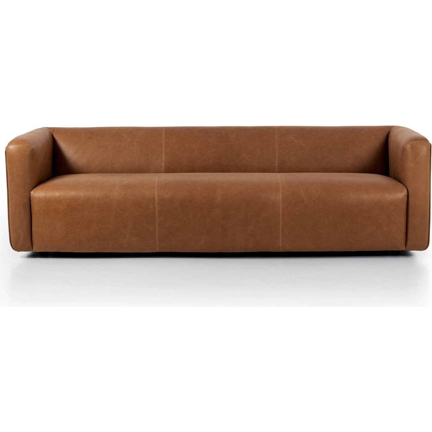 002 SI-2137704 | Additional Silo | Wellborn Sofa by Four Hands in palermo cognac. Made from top grain leather, poplar plywood, 100% polyester in a modern style.