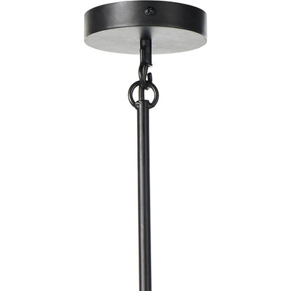 Concetta Pendant by Four Hands in ecru marble solid, matte black. Made from solid marble, iron in a transitional style.