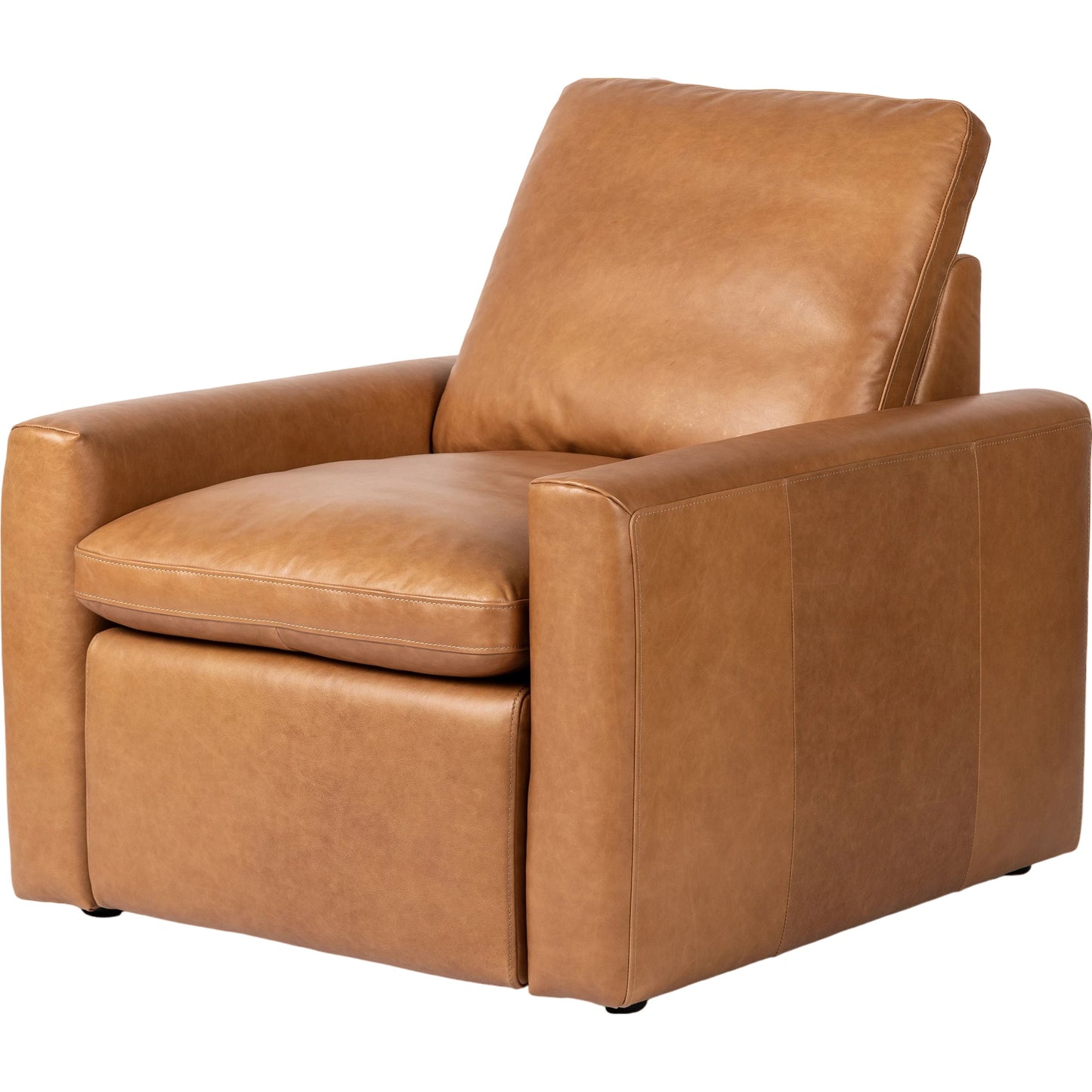 017 SI-2074792 | Primary Silo | Tillery Power Recliner by Four Hands in sonoma butterscotch. Made from top grain leather, 100% polyester fiber, eucalyptus plywood in a modern style.